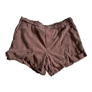 Aerie Comfy Cargo Lounge Shorts Women's Size Medium Brown Casual